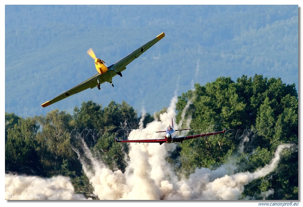 Retro Sky Team - 3x Zlin Z-226, Zlin Z-326M, Zlin Z-526AFS, Yakovlev Yak-52