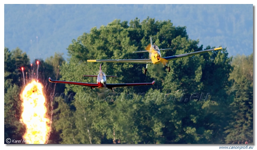 Retro Sky Team - 3x Zlin Z-226, Zlin Z-326M, Zlin Z-526AFS, Yakovlev Yak-52