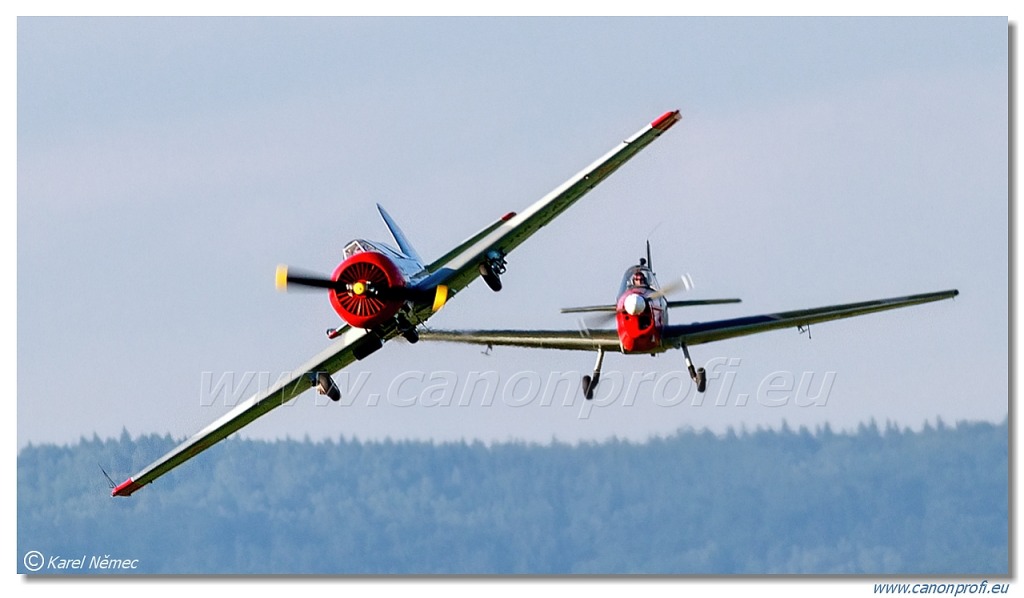 Retro Sky Team - 3x Zlin Z-226, Zlin Z-326M, Zlin Z-526AFS, Yakovlev Yak-52