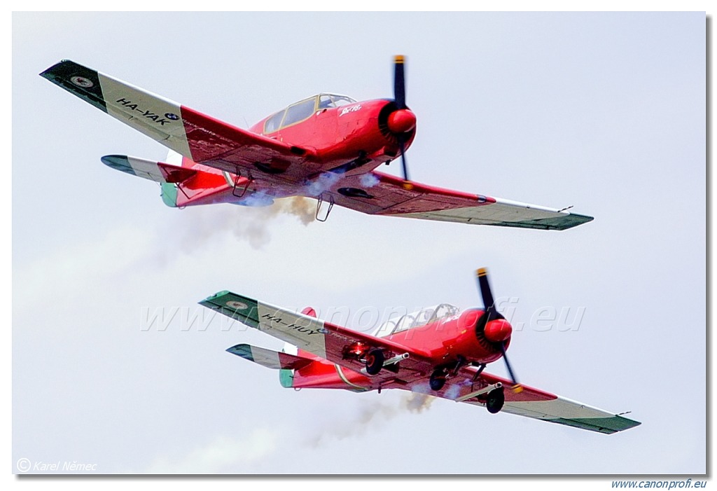 Sky Huszars - Yakovlev Yak-18T + 2x Yak-52