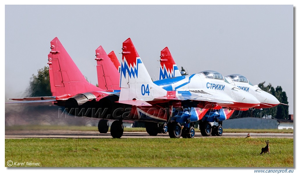 Strizhi (Swifts) - 3x Mikoyan MiG-29, 2x MiG-29UB