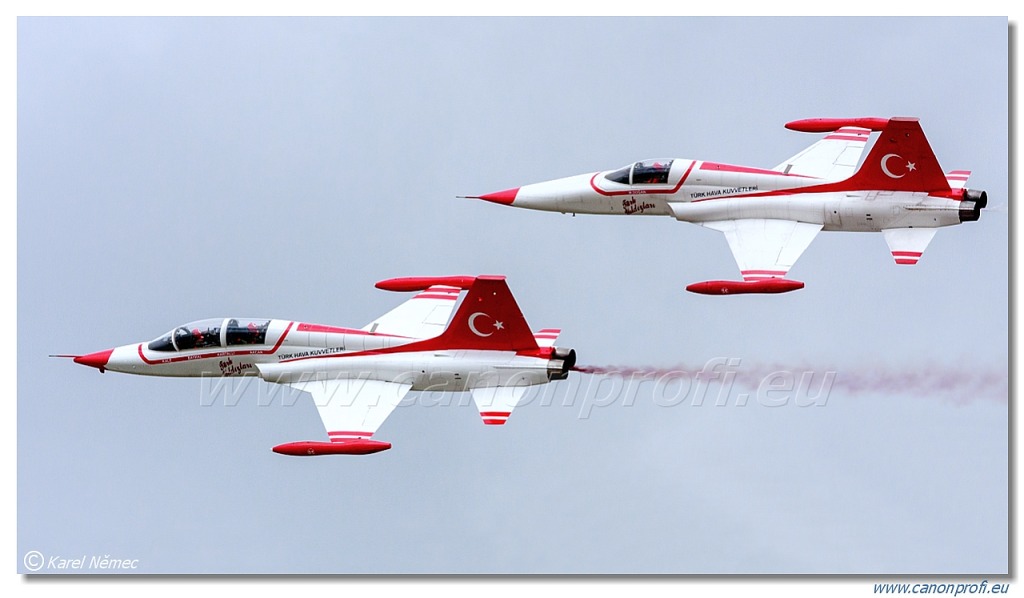 Türk Yıldızları (Turkish Stars) - 6x NF-5A, 2x NF-5B Freedom Fighter