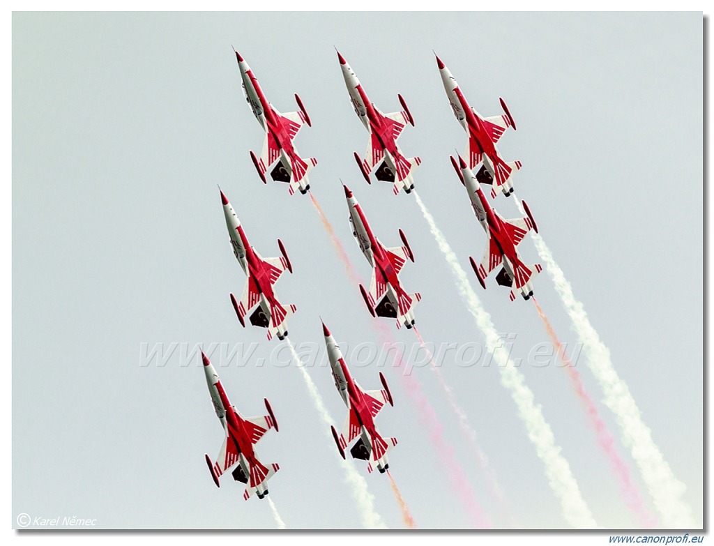 Türk Yıldızları (Turkish Stars) - 6x NF-5A, 2x NF-5B Freedom Fighter