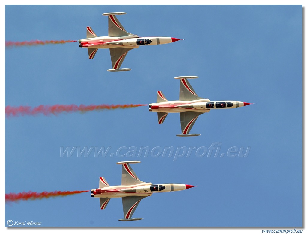 Türk Yıldızları (Turkish Stars) - 6x NF-5A, 2x NF-5B Freedom Fighter