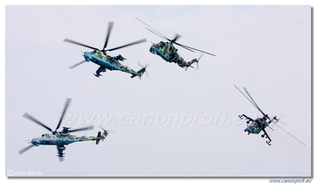 Zespół  Hokeje - 4x Mil Mi-24D