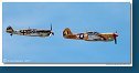 Bf109 Buchon + Curtiss-Wright Warhawk P40F 