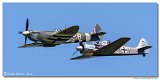 Supermarine Spitfire Mk XVIe + Focke Wulf FW-190 A8/M 