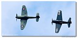 Hawker Sea Fury Mk.II + Grumman Bearcat F8F  