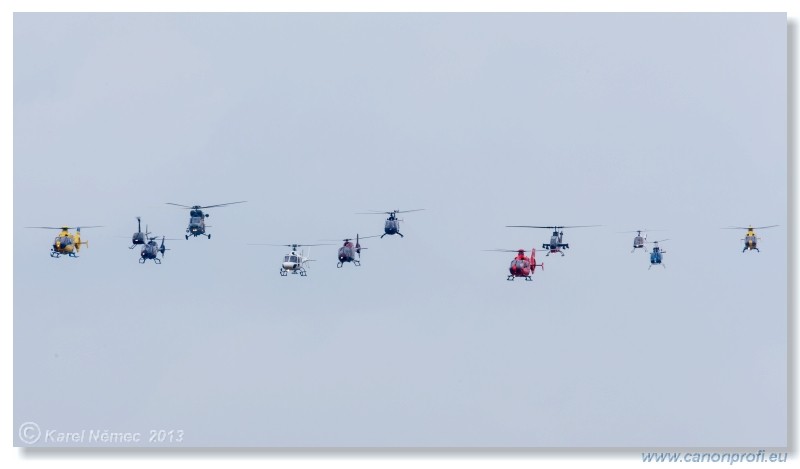Helicoptershow Hradec Krlov 2013
