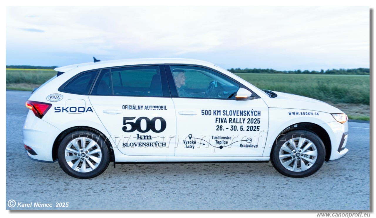 500 km SLOVENSKCH FIVA RALLY 2025 - Aut snov z plagtov