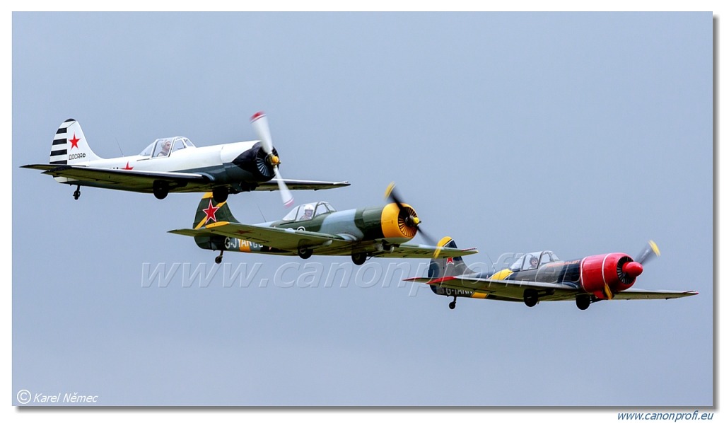 Aerostars Formation Aerobatic Team - 6x Yakovlev Yak-52 TW