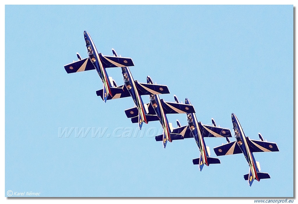Frecce Tricolori - 9x Aermacchi MB-339-A/PAN