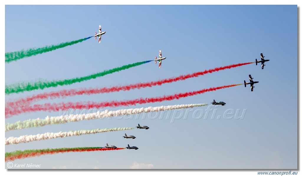 Frecce Tricolori - 9x Aermacchi MB-339-A/PAN