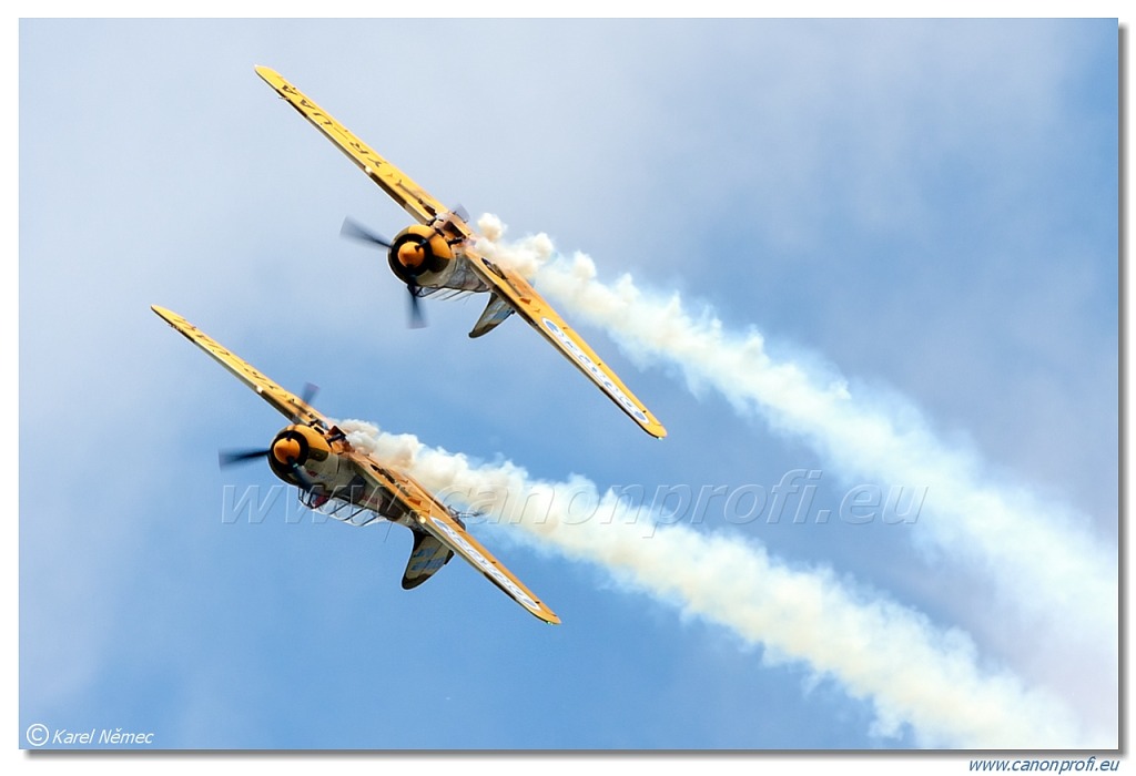 Iacarii Acrobati (Aerobatic Yakkers) - 2x Yakovlev Yak-52