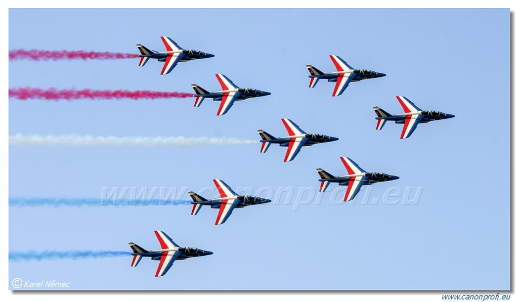 Patrouille de France – 8x Dassault/Dornier Alpha Jet