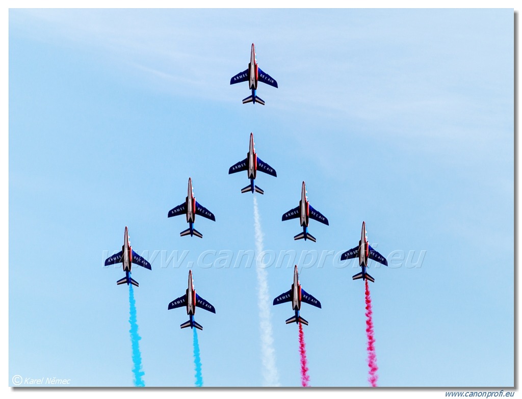 Patrouille de France – 8x Dassault/Dornier Alpha Jet