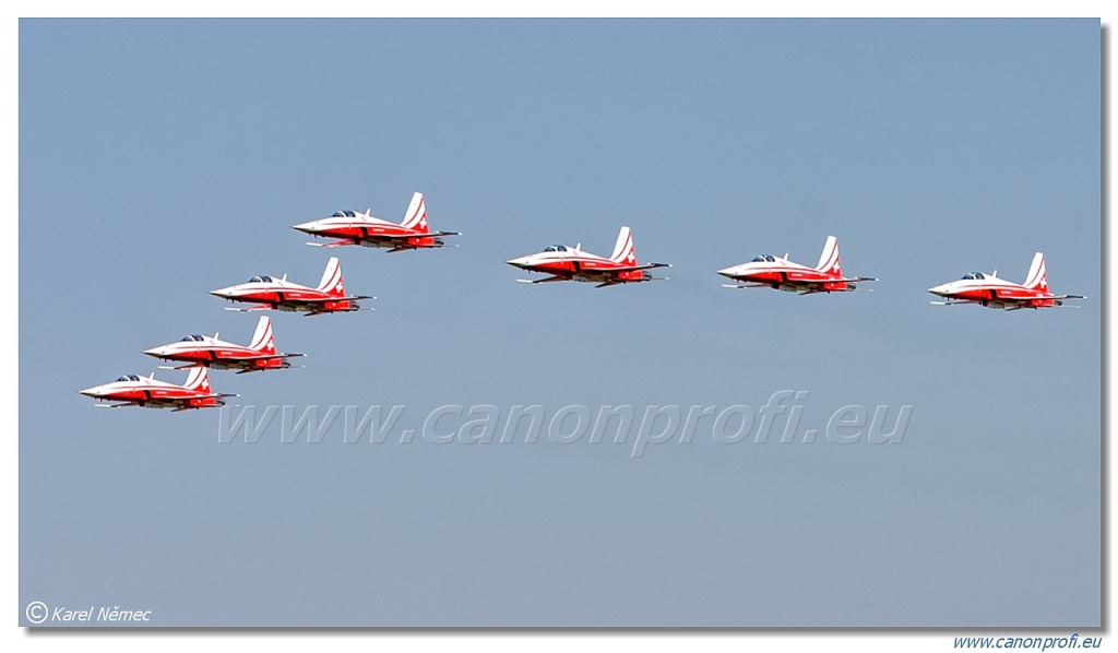 Patrouille Suisse - 6x Northrop F-5E Tiger