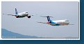 Airbus A319CJ + Fokker 100 